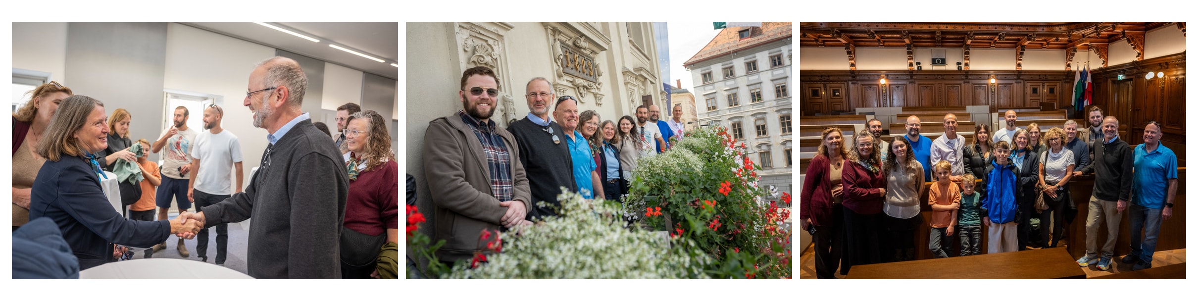 Meeting Mayor Elke Kahr at Graz City Hall